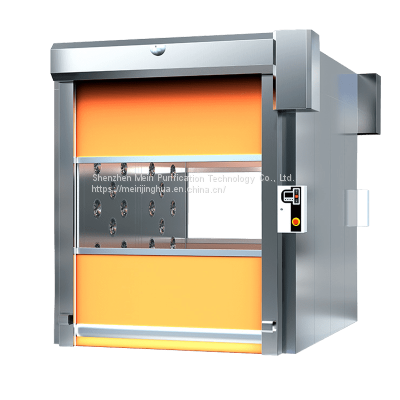 MRJH Fast Rolling Shutter Door Explosion-Proof Curtain Fully Automatic 304 Stainless Steel Cargo Air Shower photo-2