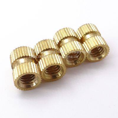 Custom Brass Knurled Threaded Insert Nut photo-3