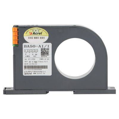 Acrel Electrical Sensor BA50-AI/V in AC0-600A Out 4-20mA/0-20mA Power Supply DC24V/12V Low Power Consump photo-3