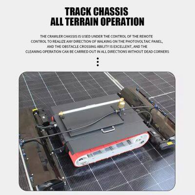 High Quality Home Farm Solar Panel Cleaning High Quality Solar Cleaning Robot With Battery Accessories photo-3