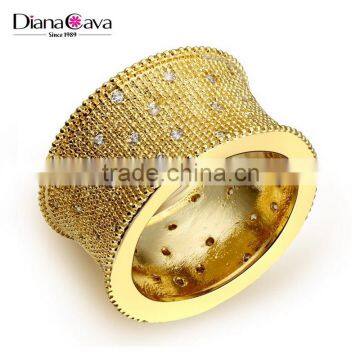 New Designer Ring Pave Setting Cubic Zirconia Statement Grand Party Best Ring photo-2