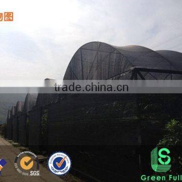 Black Sun Barrier Netting Mesh Sunblock Shade Cloth With UV Resistant Net