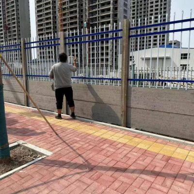 цементные и кованые железные ограждения, речные заборы, фабрика кованых железных и цементных стеновых ограждений с соединением