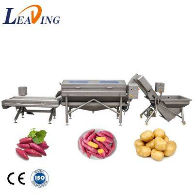 Cheap Price Cassava Potato Peeling Machine and Washing Cassava Peeler Machine Brush Cleaning Peeling Machine