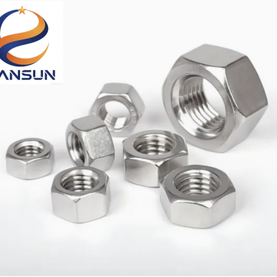 DIN 934 Carbon Steel Yellow Color Zinc Plated Hexagon Nut