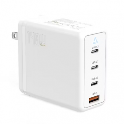 Chargeur rapide USB-C GaN 100W avec PD 3.0 pour ordinateur portable, MacBook, iPhone et chargement de plusieurs appareils