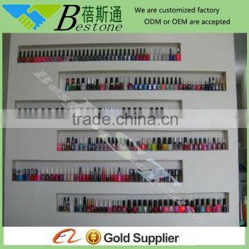 Nail commercial store shelving, nail polish wall rack for sale