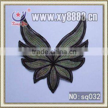 SQ032 Trendy Sequin Lace Collar for Garment Trimming