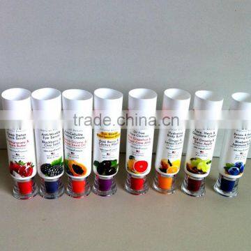 Cosmetic Packing tube with acrylic cap,cosmetic soft tube packing,skin care packaging