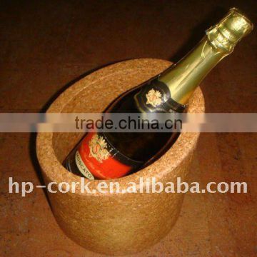 cork ice bucket/cork wine cooler