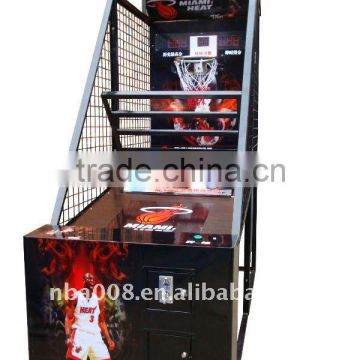 coin operated street basketball machine