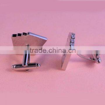 wholesale jewelry blank custom metal cufflinks for men