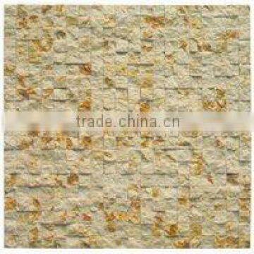 Sunny Beige Marble Stone Mosaic Tile HHM-D004