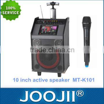 High Quality 10 Inch Portable Stage Speaker with Wireless MIC