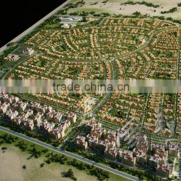 Miniature Architectural Building Scale Model With Lighting Effect photo-2