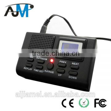 Mini Telephone Voice Recorder With MP3 Function Support SD TF Card