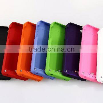 2200mAh Wirless power bank battery,cell phone battery case,charger for iphone 5/5S packup power case