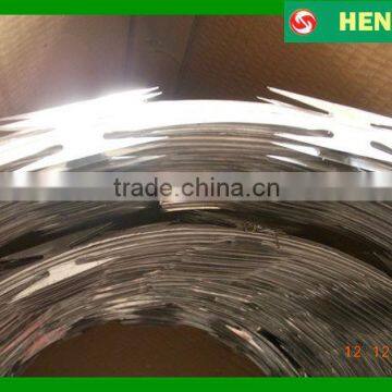 450mm coil diameter concertina razor barbed wire fence