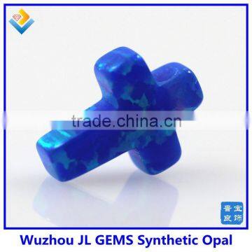 OP05 Cross Blue Synthetic Opal