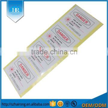 Custom Rectangle Writing Wrapping Paper Sticker Label For Packing Carton photo-3