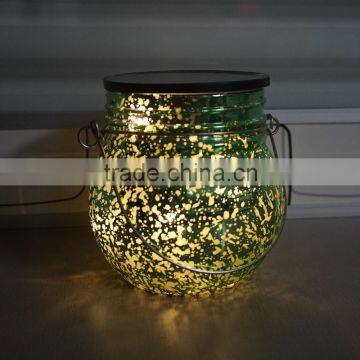 LED Glass Solar Lantern -Solar glass jar-garden decoration