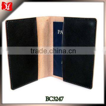 High quality passport holders suede passport wallet