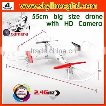 2015 New big size 55cm RC drone helicopter with camera, RC quad copter with camera,,flying camera helicopter