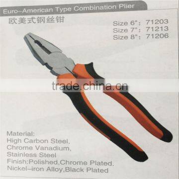 Euro-American type combination plier