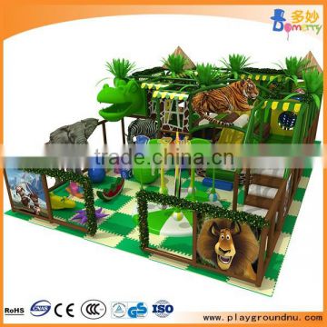 Jungle theme amusement children indoor playgrond equipment indoor soft play