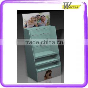 Recycled Material Advertising Promotion Corrugated Paper With Hook Peg Display Stand for Hair Care photo-5