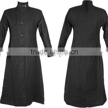 GOTHIC STYLE BLACK LONG COAT GOTH UNIFORM STYLE