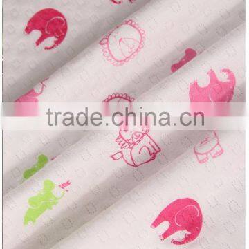 printed cotton polyester jacquard air layer fabric for home textile