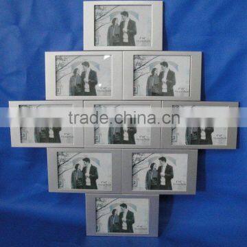 2014 Decorative Aluminum Frame collage frame with silver finishing