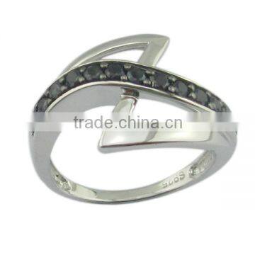 plating rhodium silver jewelry ring
