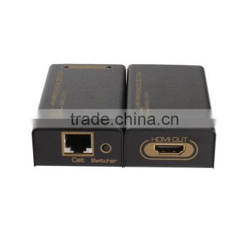 powerline cat5e hdmi extender 60m over cat5/cat6 supports 1080P 3D with factory price