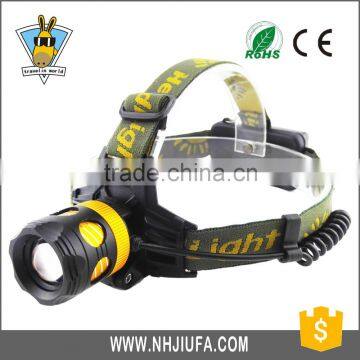 JF Ultra Bright LED Light Fishing flashlight Rechargeable Adjustable Headlamp