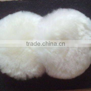 Sheepskin polishing pad