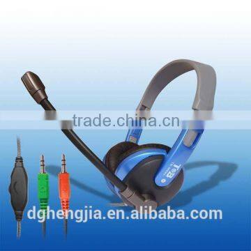 Custom Designed Headphone Manufacturers Adjustable Fashion Modeling Headphone With Detachable Mic for Computer photo-4