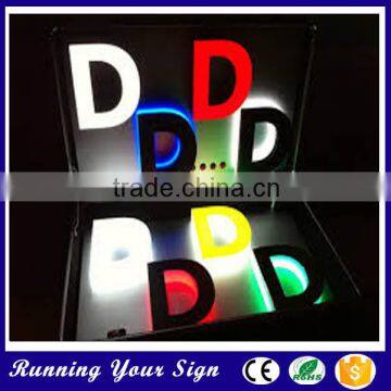 Eye catching led acrylic alphabet letters sign led acrylic indoor