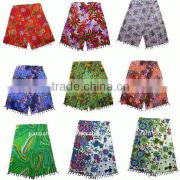 New exclusive Christmas indian stoles Khantha TAGAI SHAWLS-New Designer flower prints cotton Stoles