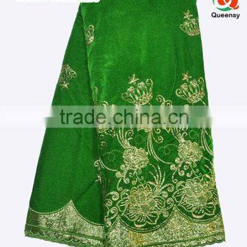 VB009-1 Latest Design Velvet Lace Fabric/George Velvet Lace For African 2015 photo-2