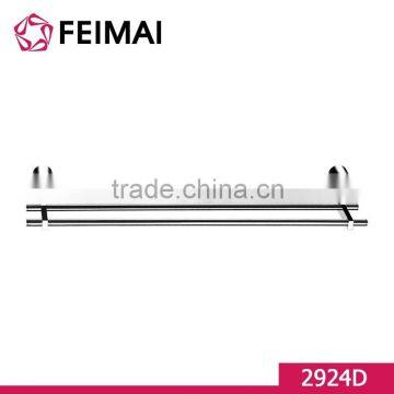 Double Brass Chrome Plated Towel Bar Rack Rail