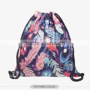 China Suppliers Hot Sale Aztec 3D Sublimation Drawstring Bag in photo-3
