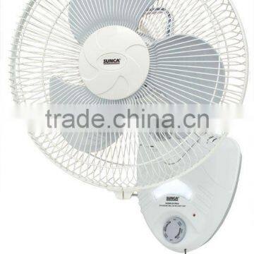 SUNCA AC/DC Rechargeable Oscillating Fan 12" SF-397A