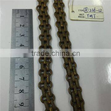 Popular decorative brass handmake chain.foot chain, 24k gold chain, bag chain, key chain