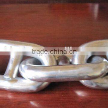 stainless steel SUS304 stud link chain with CCS,ABS,LR,GL,DNV,NK,BV,KR,RINA,RS