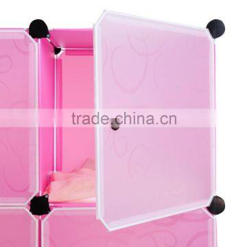 Hot Fashion DIY 12 Cube Cupboard Cabinet Armoires Wardrobe Organizer Storage Toy Book Shelf Shelves OS003080 photo-3