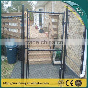 guangzhou factory diamond chain link fence/chain link fence gate / woven fence gate