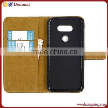 for LG G5 Flip Leather Back Cover Skin Case Stand Design photo-5