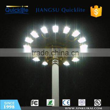 Q235A//Q345 galvanized steel high mast lighting price